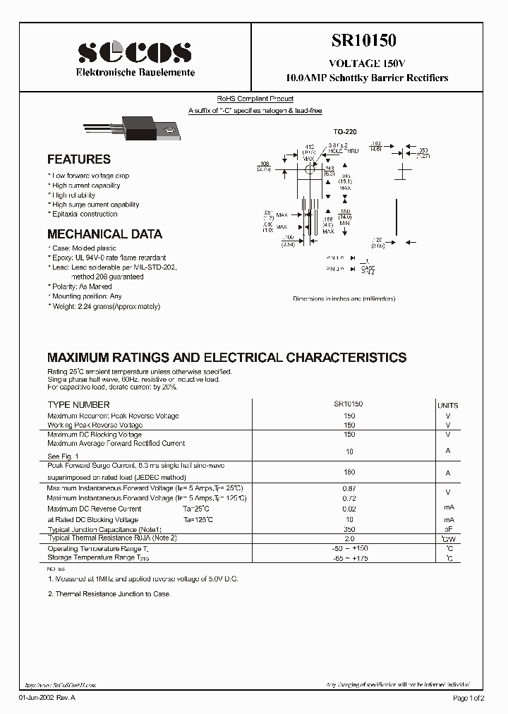 SR10150_4429677.PDF Datasheet