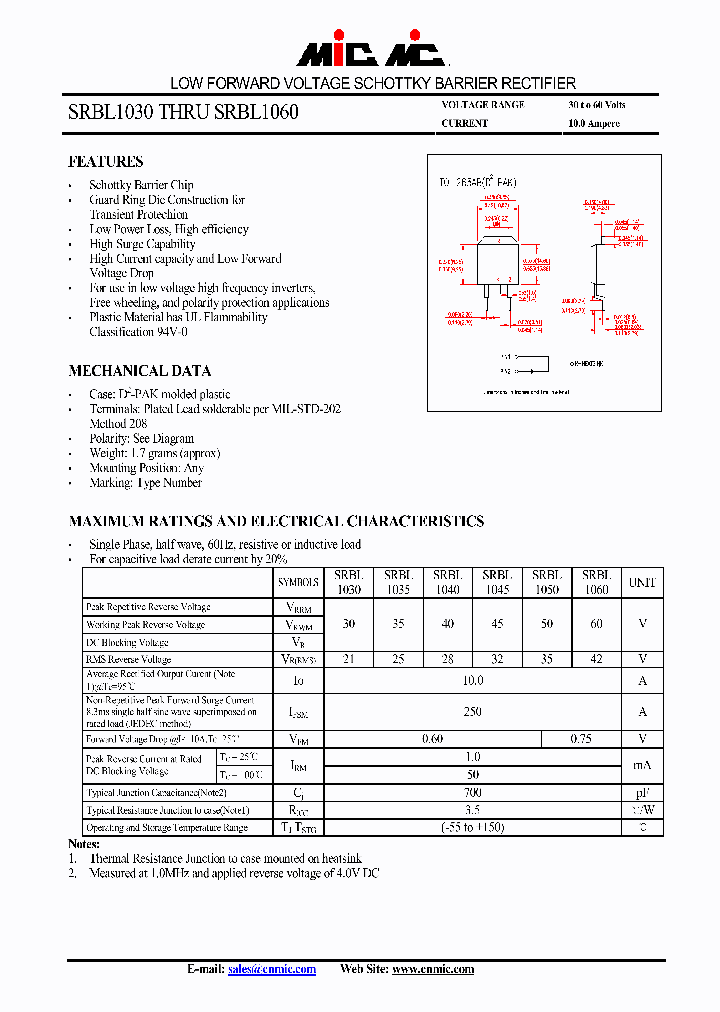 SRBL1030_4439182.PDF Datasheet