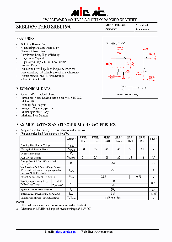 SRBL1630_4439188.PDF Datasheet