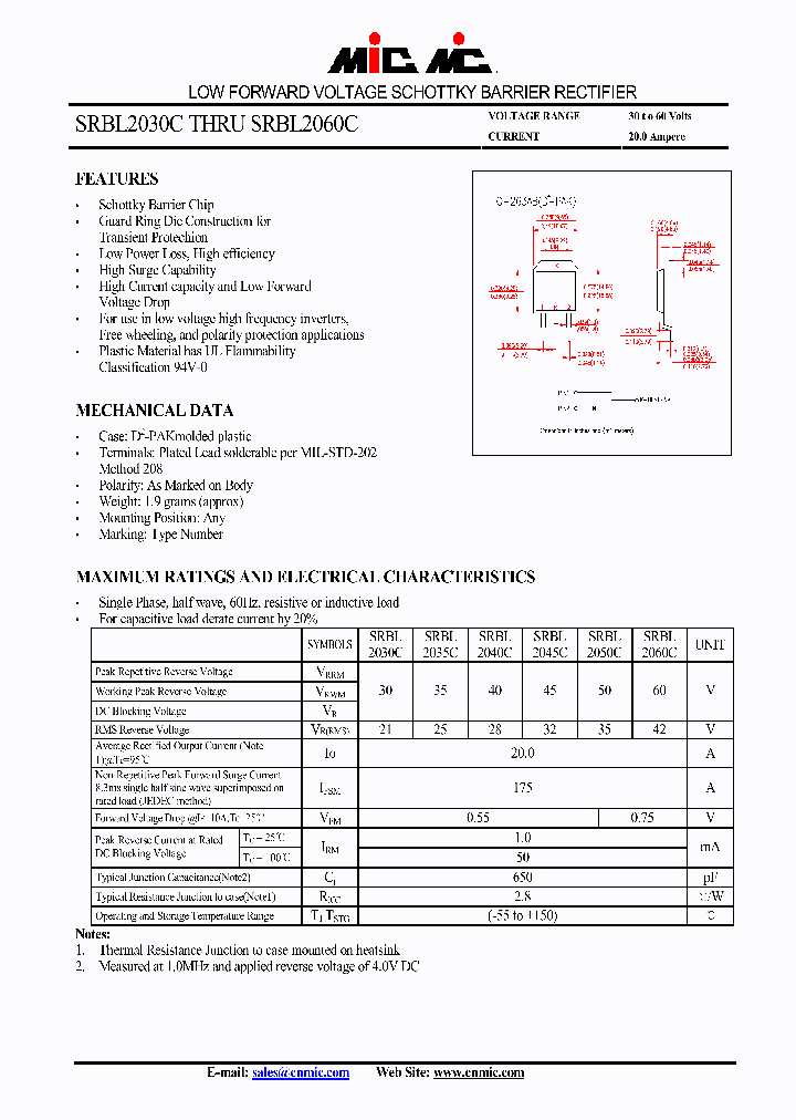 SRBL2040C_4411197.PDF Datasheet