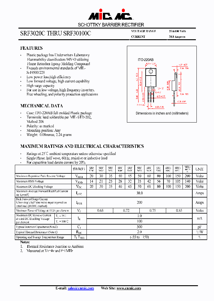 SRF30200C_4448845.PDF Datasheet