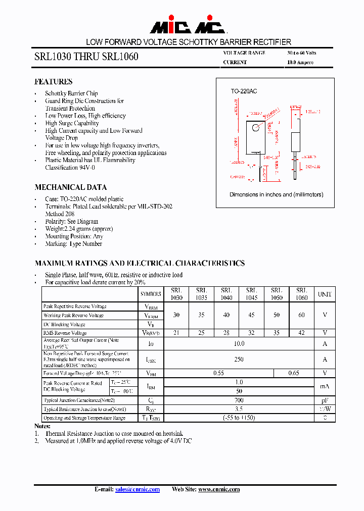 SRL1030_4606666.PDF Datasheet