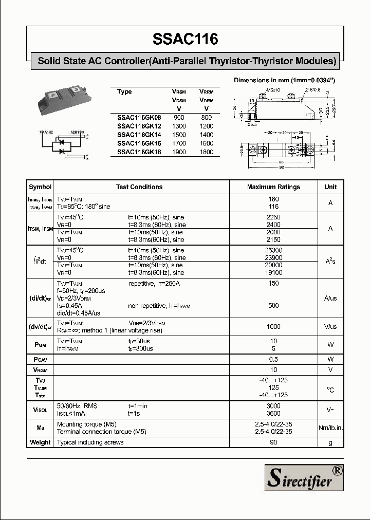 SSAC116GK18_4505861.PDF Datasheet