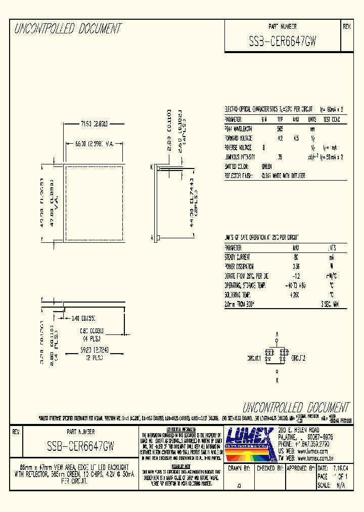 SSB-CER6647GW_4419229.PDF Datasheet