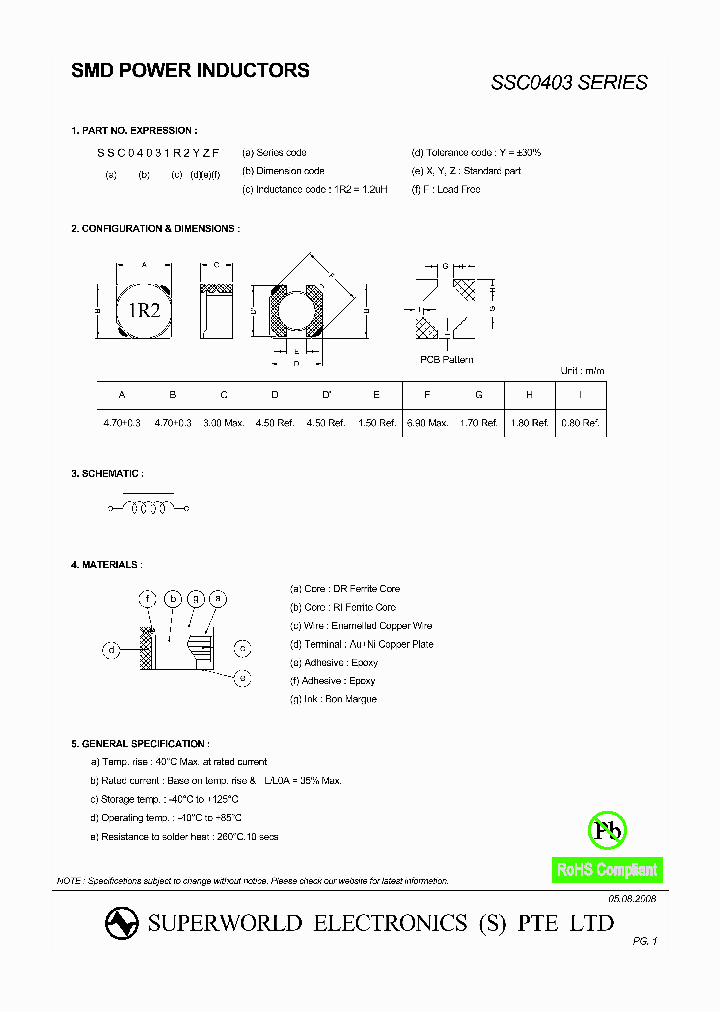 SSC0403101YZF_4501374.PDF Datasheet