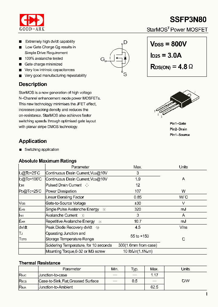 SSFP3N80_4522323.PDF Datasheet