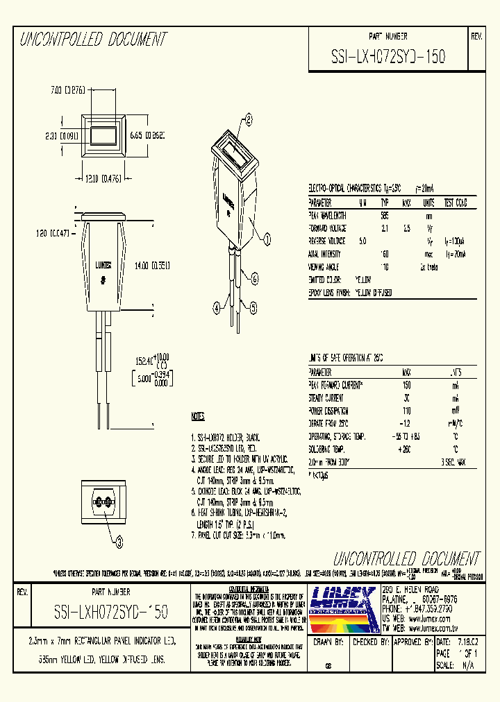 SSI-LXH072SYD-150_4404715.PDF Datasheet