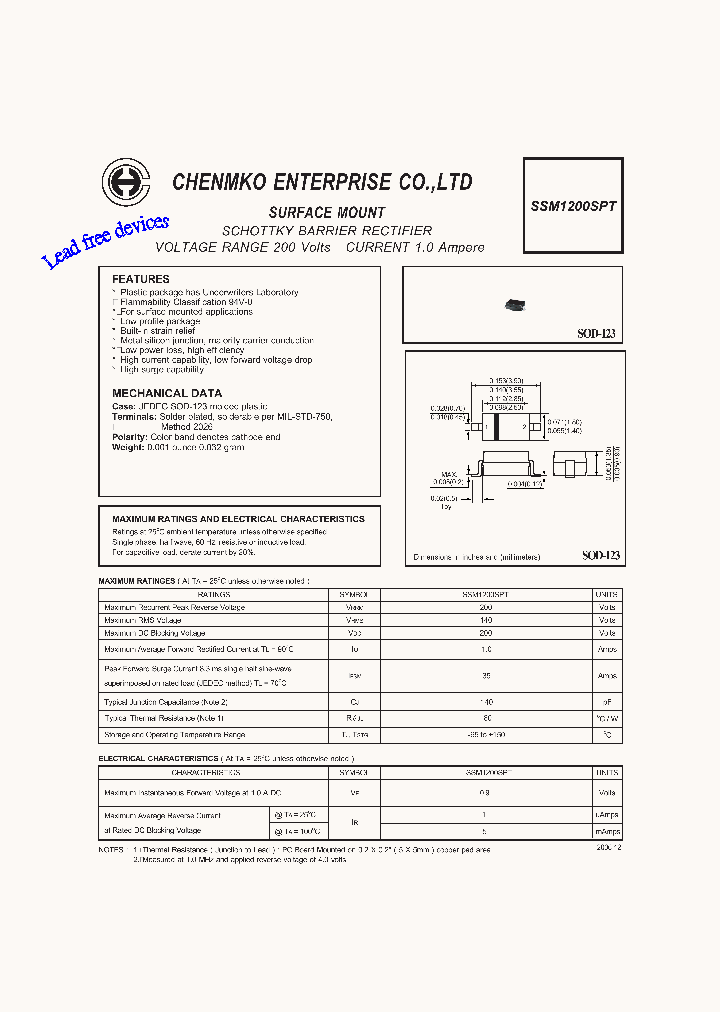 SSM1200SPT_4520104.PDF Datasheet