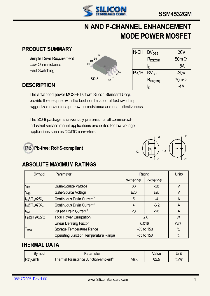 SSM4532GM_4598643.PDF Datasheet