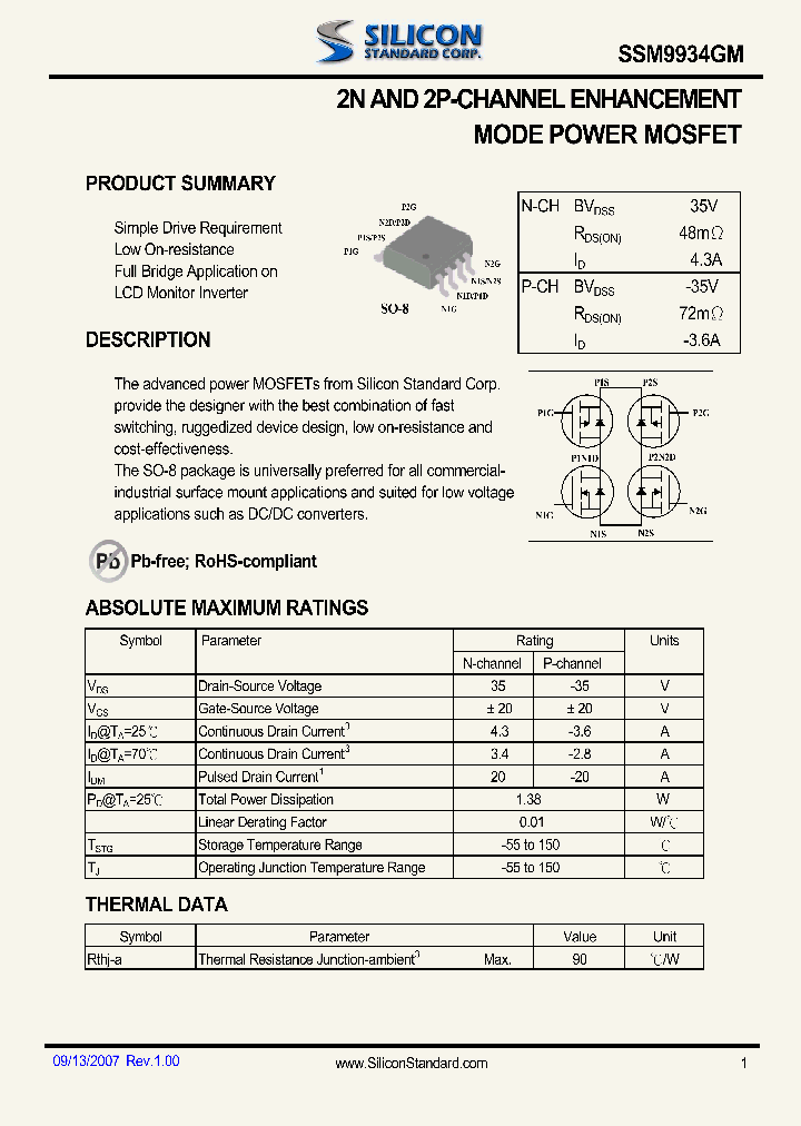 SSM9934GM_4760250.PDF Datasheet