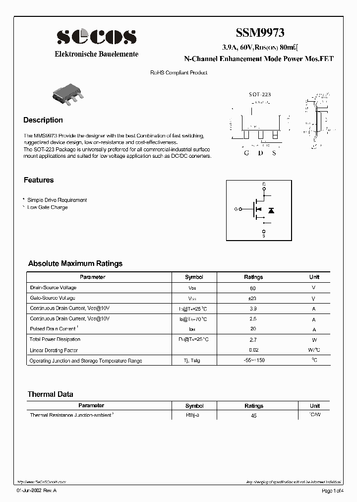 SSM9973_4808305.PDF Datasheet