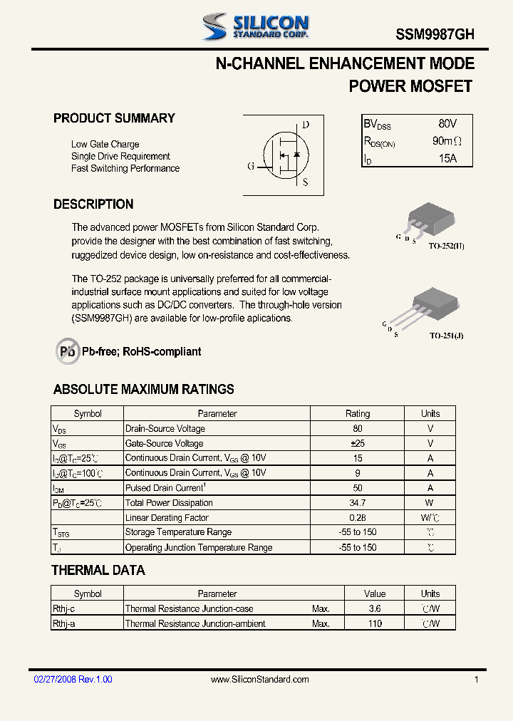 SSM9987GH_4603279.PDF Datasheet