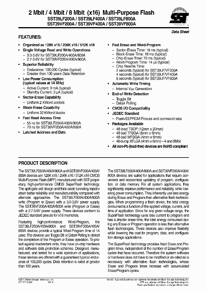 SST39VF-800A-554C-B3KE_4858561.PDF Datasheet