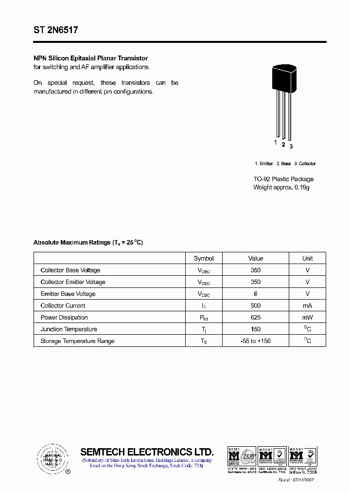 ST2N6517_4603677.PDF Datasheet