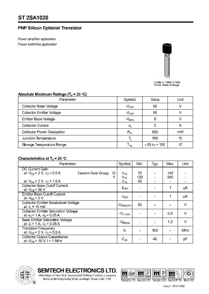 ST-2SA1020_4716818.PDF Datasheet