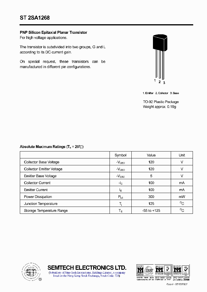 ST2SA1268_4529855.PDF Datasheet