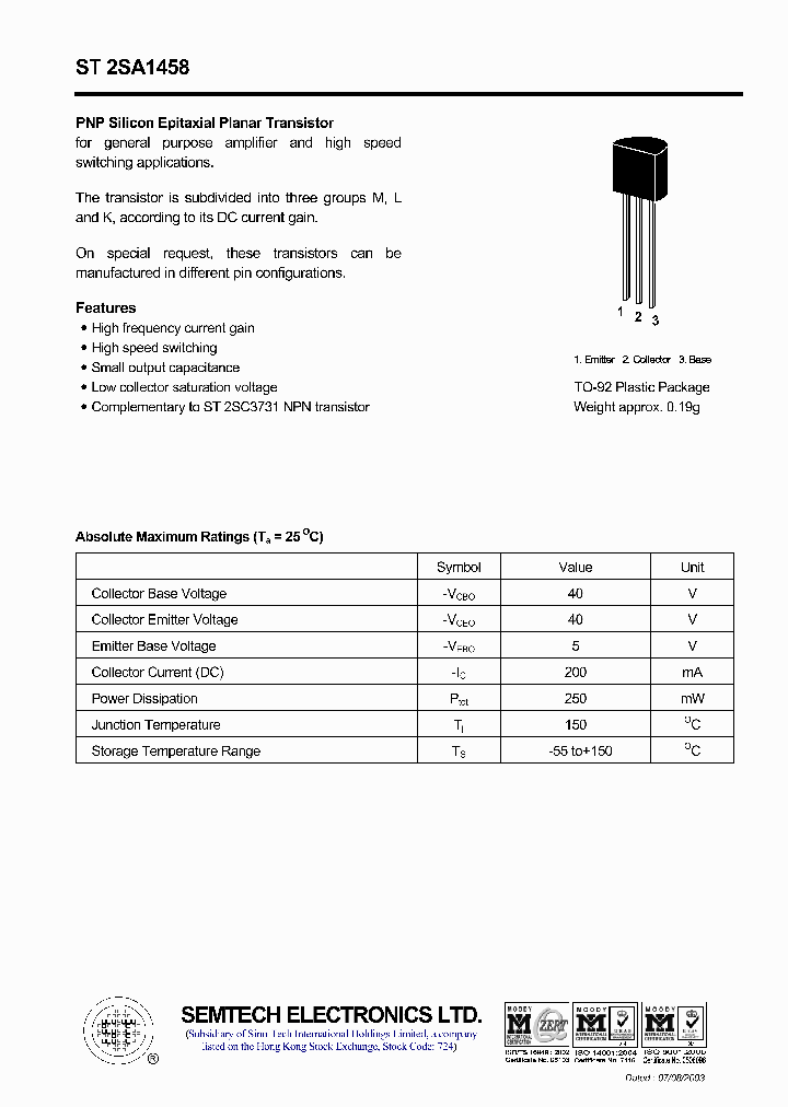 ST2SA1458_4738472.PDF Datasheet