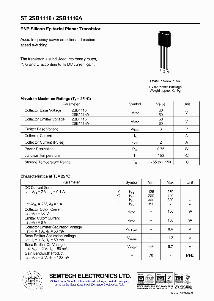ST2SB1116_4434529.PDF Datasheet