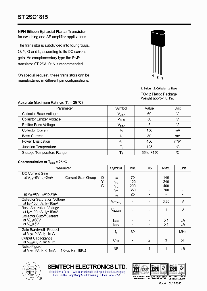 ST2SC1815_4423794.PDF Datasheet
