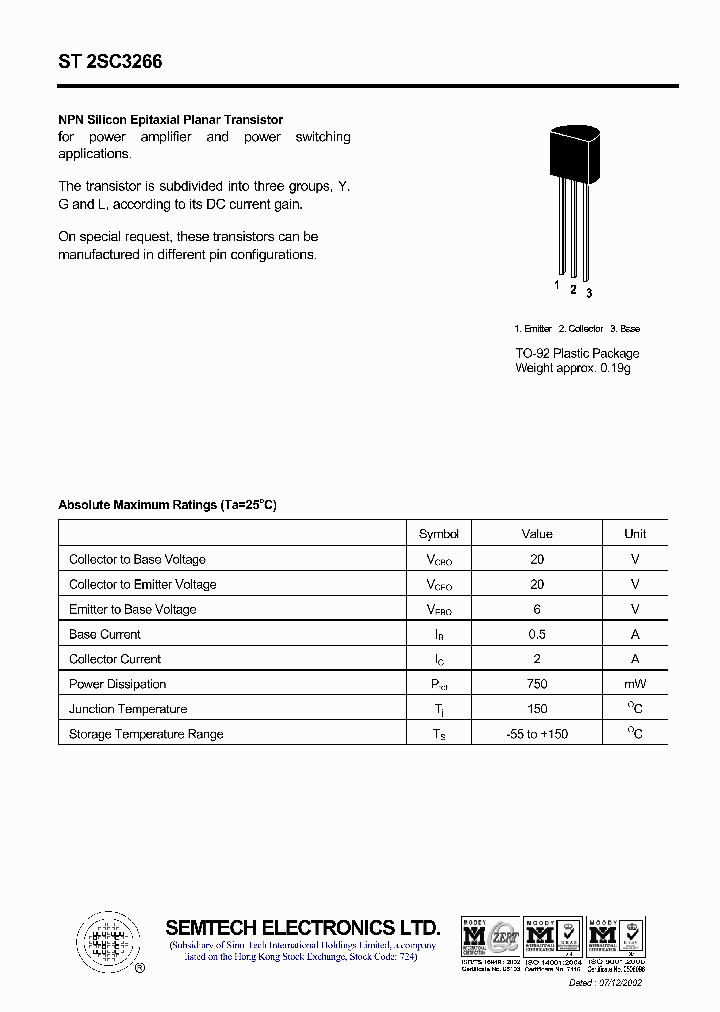 ST2SC3266_4425729.PDF Datasheet