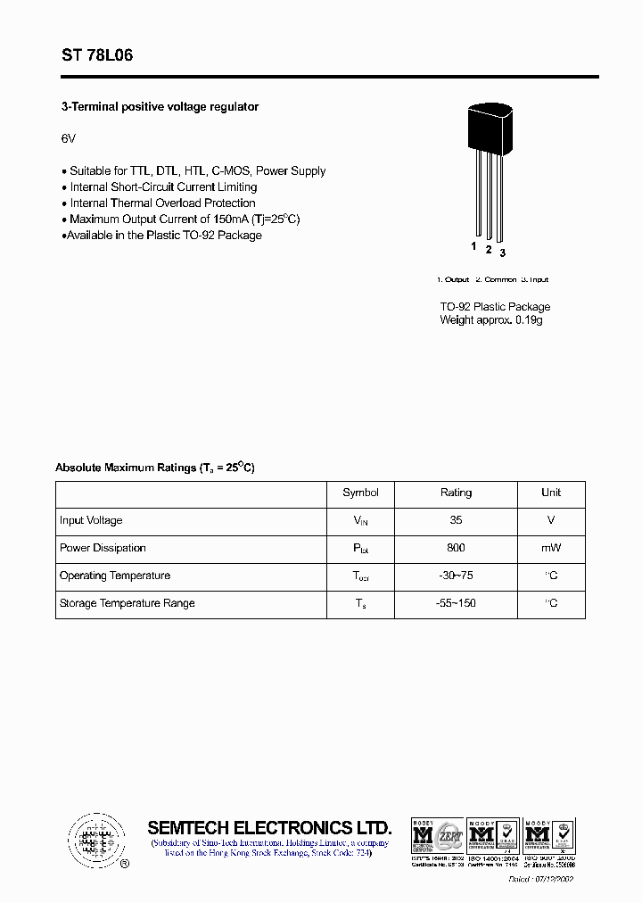 ST78L06_4510557.PDF Datasheet
