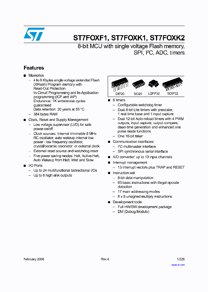 ST7FOXF1_4208851.PDF Datasheet