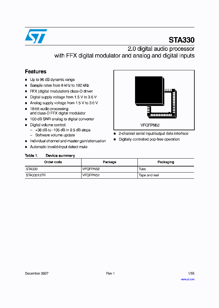 STA33013TR_4237449.PDF Datasheet