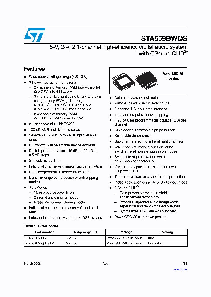 STA559BWQS13TR_4269717.PDF Datasheet