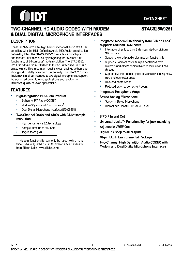 STAC9250_4225070.PDF Datasheet