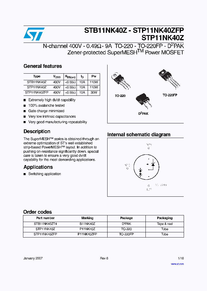 STB11NK40ZT4_4371592.PDF Datasheet