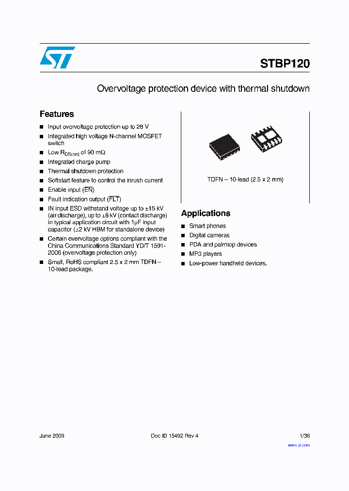 STBP120DVDK6F_4527252.PDF Datasheet