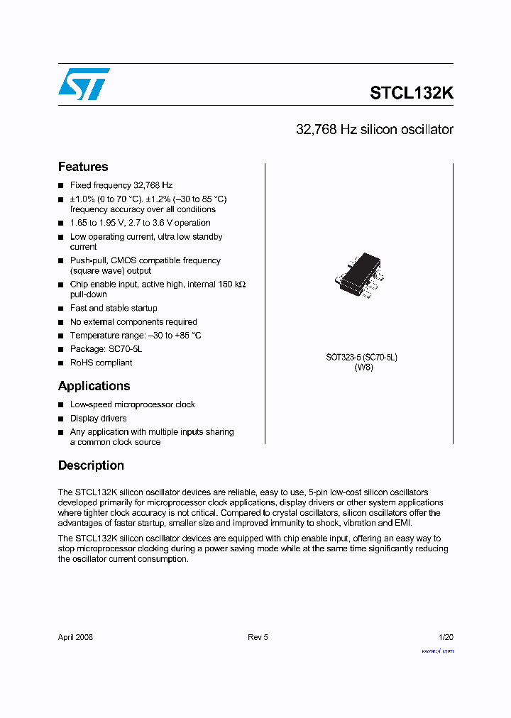 STCL132KWDEAW89_4235033.PDF Datasheet