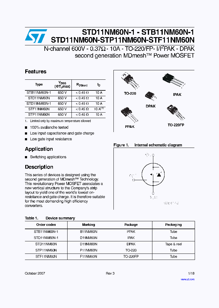 STD11NM60N_4489796.PDF Datasheet