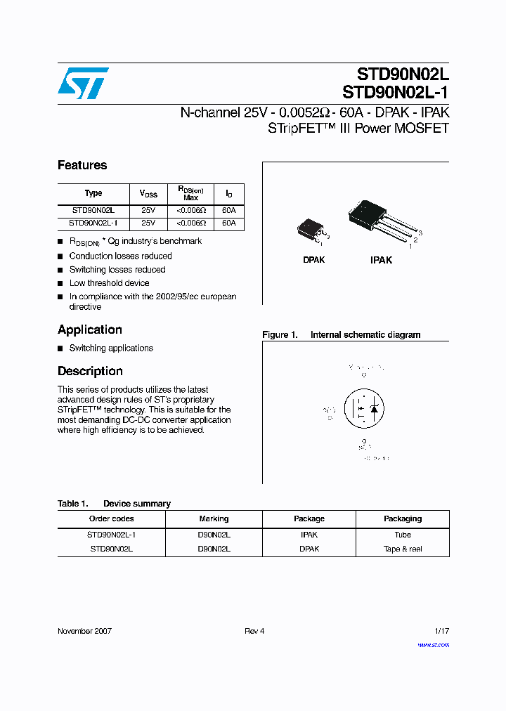 STD90N02L07_4318425.PDF Datasheet