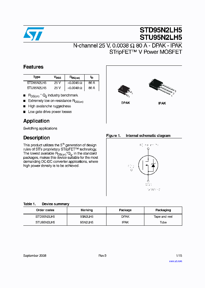 STD95N2LH508_4261258.PDF Datasheet