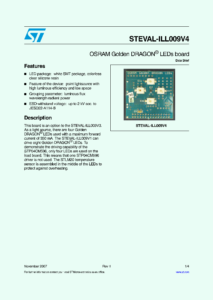 STEVAL-ILL009V4_4165879.PDF Datasheet