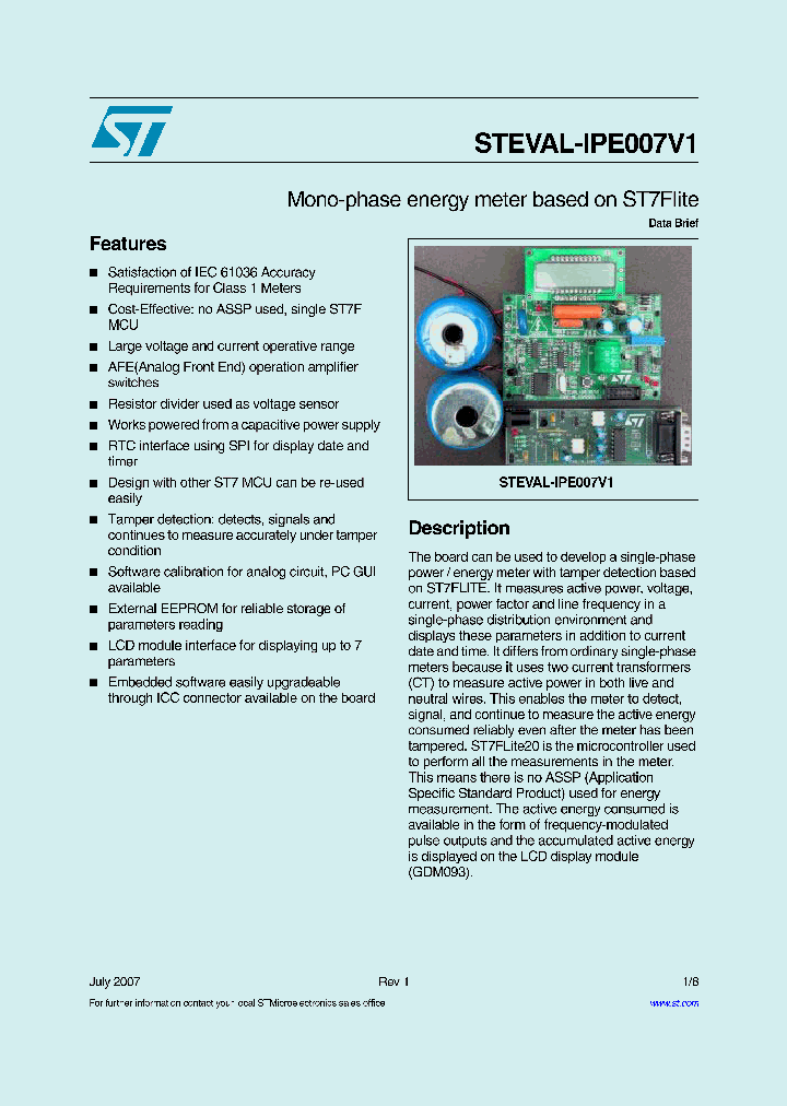 STEVAL-IPE007V1_4165880.PDF Datasheet