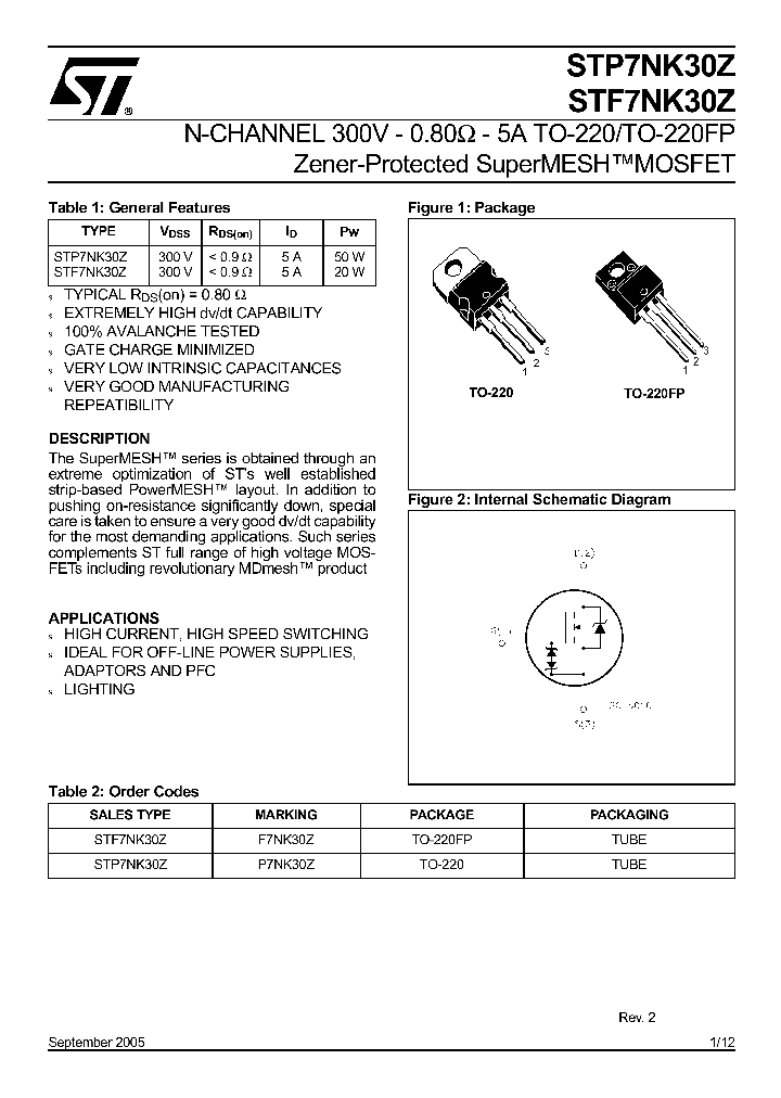 STF7NK30Z_4508187.PDF Datasheet