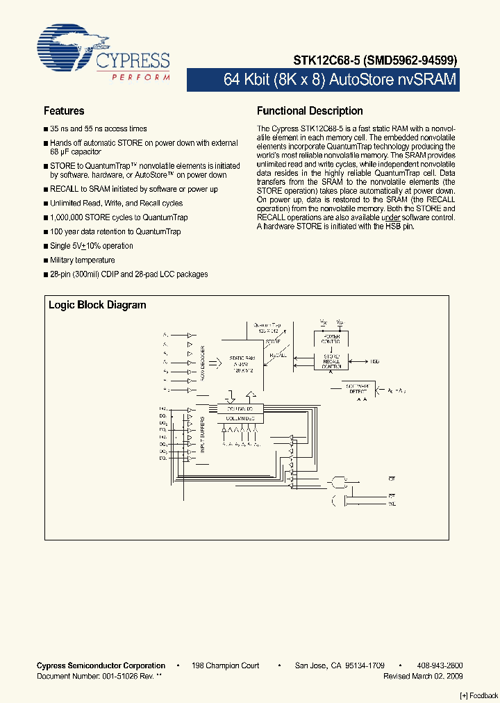 STK12C68-5_4487242.PDF Datasheet