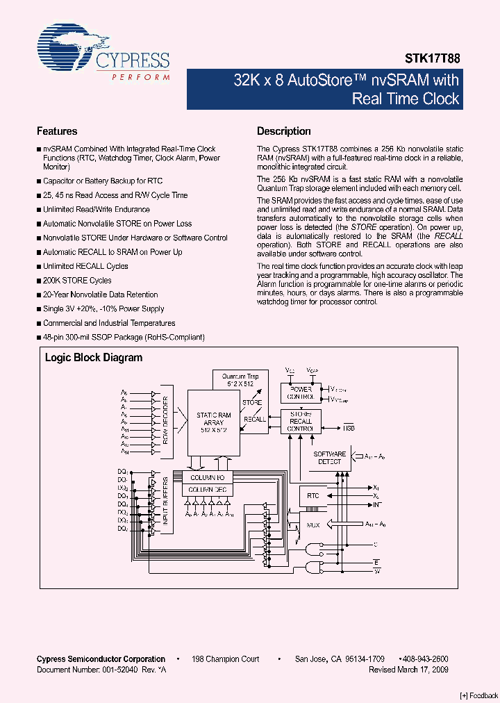 STK17T88-RF25_4880900.PDF Datasheet