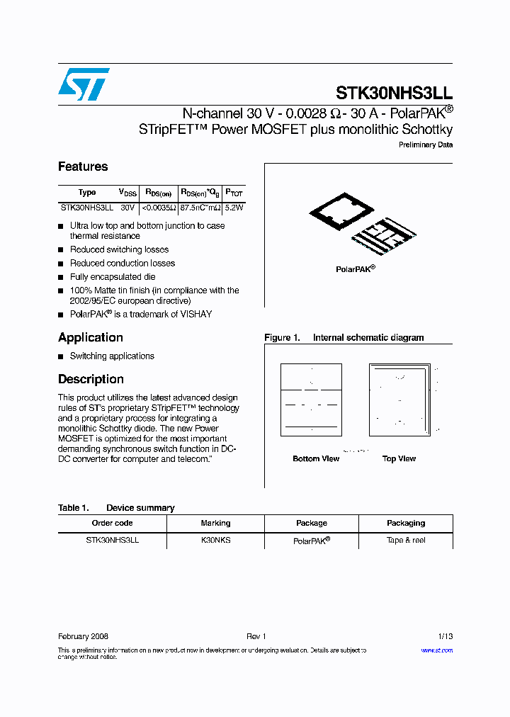 STK30NHS3LL_4251817.PDF Datasheet