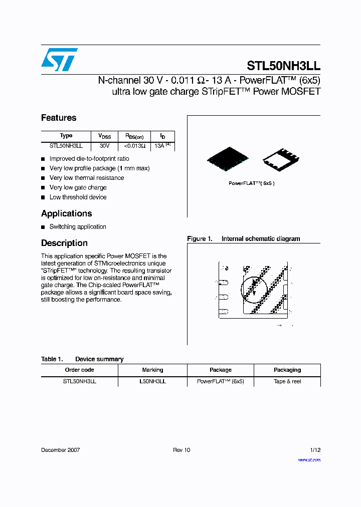 STL50NH3LL07_4255921.PDF Datasheet