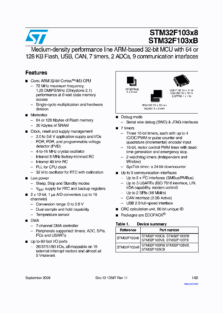 STM32F103VBT6TR_4469572.PDF Datasheet
