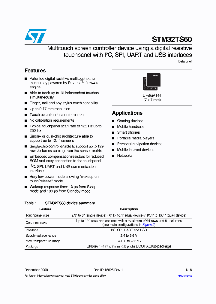 STM32TS60ZH6Y_4707146.PDF Datasheet