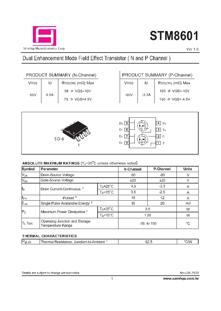 STM8601_4442438.PDF Datasheet