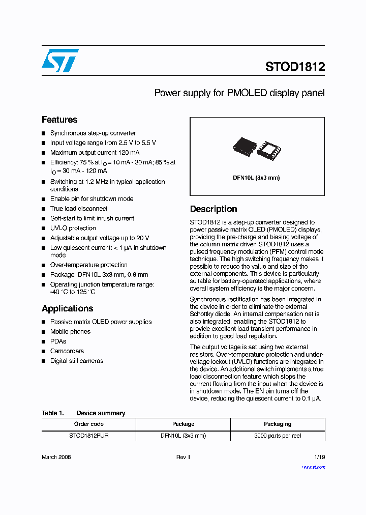 STOD1812_4233494.PDF Datasheet