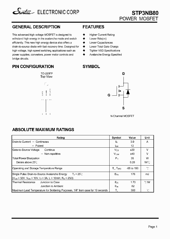 STP3NB80_4327827.PDF Datasheet