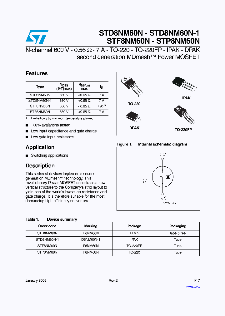 STP8NM60N_4327824.PDF Datasheet
