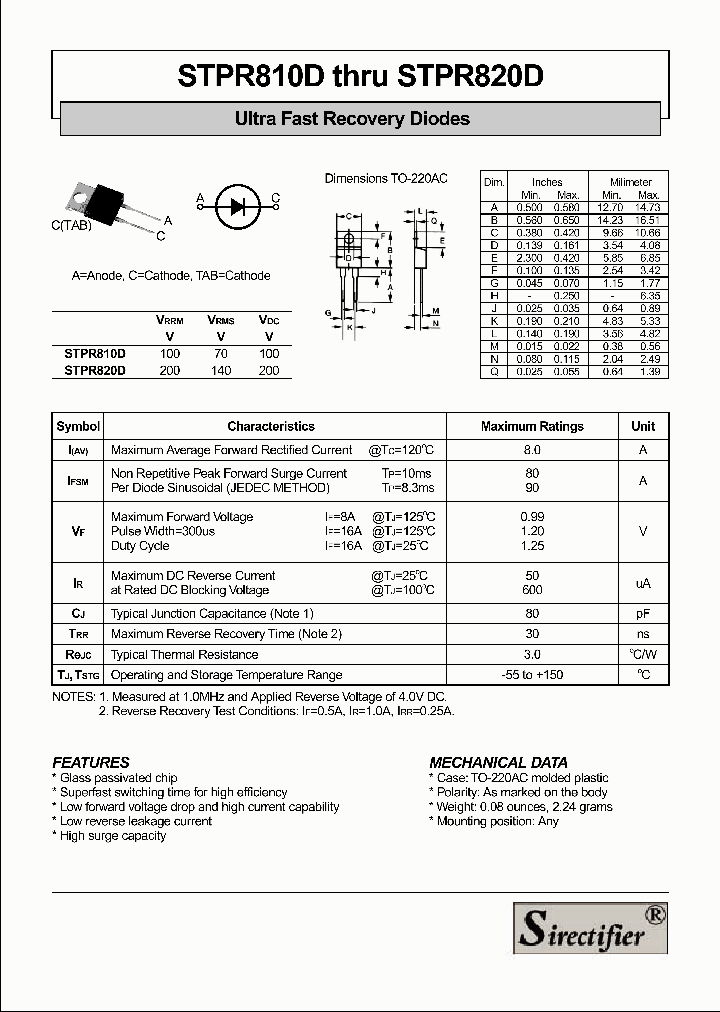 STPR820D_4190543.PDF Datasheet