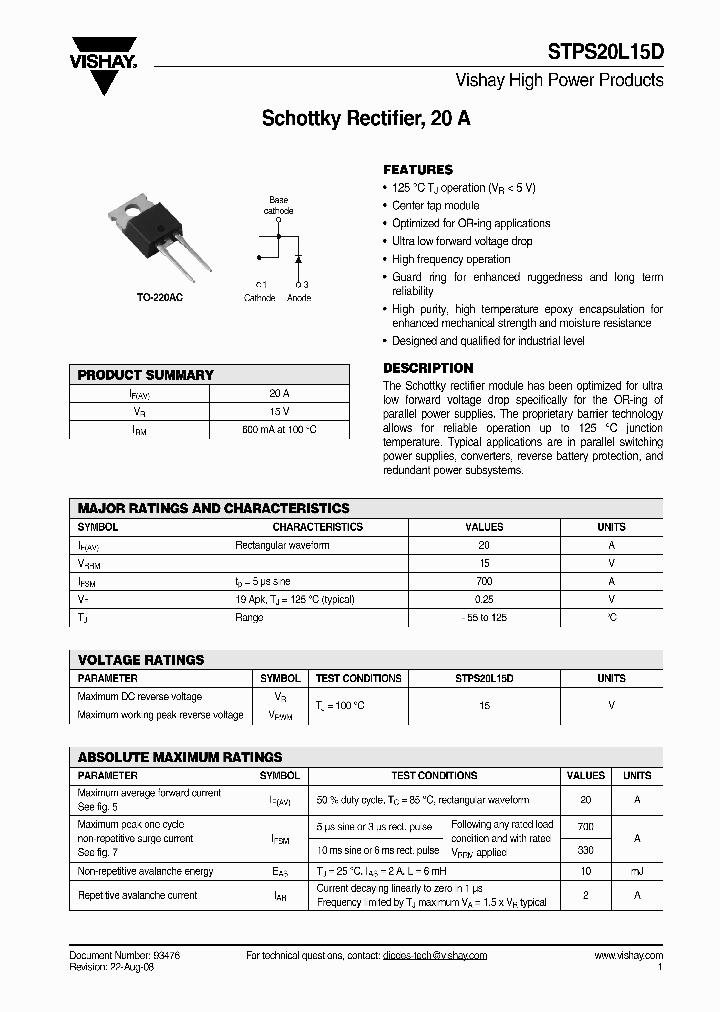 STPS20L15D_4339936.PDF Datasheet